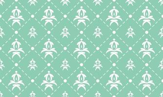 damasco flor de lis padrão origem vetor sem costura fundo papel de parede flor de lis padrão africano design de textura digital para imprimir borda de saree de tecido imprimível.