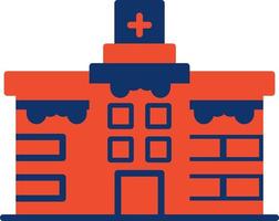 design de ícone criativo de hospital vetor