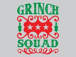 arquivo de design de camiseta grinch vetor