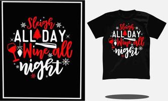 design de camiseta de natal ou vetor de natal e design de camiseta de tipografia de natal