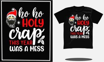 design de camiseta de natal ou vetor de natal e design de camiseta de tipografia de natal