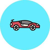 design de ícone criativo de super carro vetor