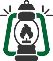 design de ícone criativo de lanterna vetor