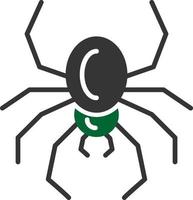 design de ícone criativo de aranha vetor