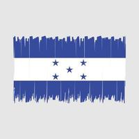 vetor de escova de bandeira de honduras