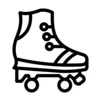 design de ícone de patins vetor