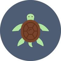 design de ícone criativo de tartaruga vetor
