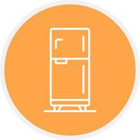 design de ícone criativo de geladeira vetor