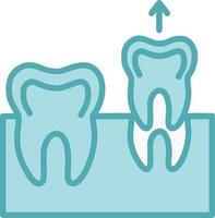 os dentes removem o ícone vetorial vetor