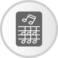 ícone de vetor de partitura