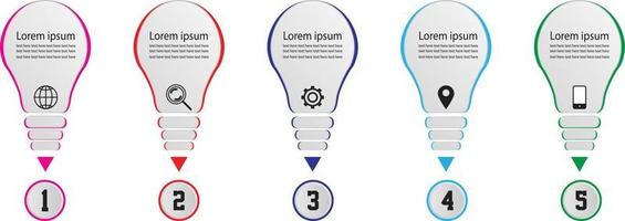 modelo de elementos infográficos para série de evolução, diagrama, banner criativo. vetor