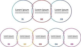 modelo de elementos infográficos para série de evolução, diagrama, banner criativo. vetor