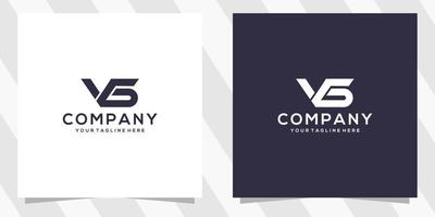 design de logotipo de letra vg gv vetor