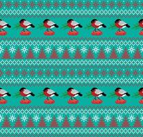 padrão de malha de natal e ano novo em Dom-fafe. design de suéter de tricô de lã. impressão têxtil de papel de embrulho de papel de parede. eps 10 vetor
