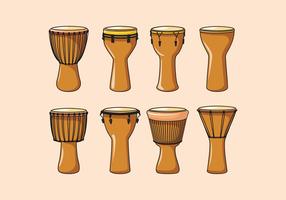 vetor do elemento djembe