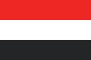 design de bandeira do iêmen vetor