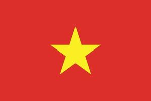 projeto da bandeira vietnamita vetor