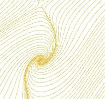 guirlandas de glitter dourados pendurado ilustração vetorial de fundo. elementos de poeira dourada caindo, linhas de confetes de círculo voador. pontos brilhantes premium, design gráfico de celebração de enfeites redondos. vetor