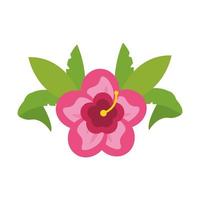 ícone de flor coreana altea mugunghwa vetor