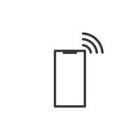 simples handphone gadget logotipo tecnologia vector icon ilustração