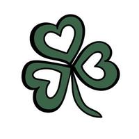 shamrock. ilustração vetorial vetor