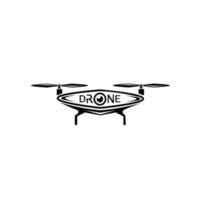 drone fly logo símbolo de tecnologia remota vetor