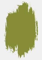 pincelada de tinta de tinta de cor verde limão vetor