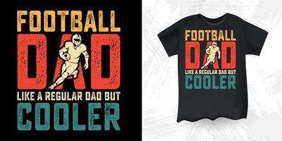 futebol engraçado pai amante design de camiseta do dia dos pais vetor