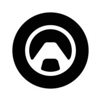 logotipo do volante vetor