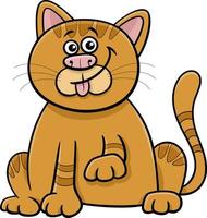 gato de desenho animado ou personagem animal gatinho vetor