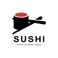 logotipo de vetor de sushi