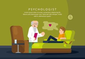 Ilustração do psicólogo
