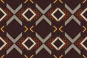 étnico asteca ikat padrão sem costura motivo têxtil ikat padrão sem costura design de vetor digital para impressão saree kurti borneo tecido aztec pincel símbolos amostras roupas de festa