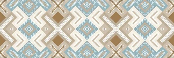 padrão sem costura ikat listra batik padrão têxtil sem costura design de vetor digital para impressão saree kurti borneo tecido borda escova símbolos amostras elegantes
