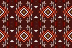 étnico asteca ikat padrão sem costura motivo têxtil ikat padrão sem costura design de vetor digital para impressão saree kurti borneo tecido aztec escova símbolos símbolos designer de amostras