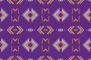 étnico asteca ikat padrão sem costura têxtil ikat diamante padrão sem costura design de vetor digital para impressão tecido saree kurti borneo tecido asteca símbolos de escova amostras roupas de festa