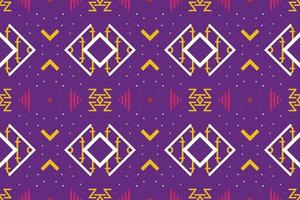 étnico asteca ikat padrão sem costura têxtil ikat diamante padrão sem costura design de vetor digital para impressão saree kurti borneo tecido asteca símbolos de pincel designer de amostras