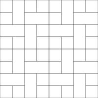 padrão de parquet de contorno simples. fundo geométrico em zigue-zague. ilustração vetorial vetor