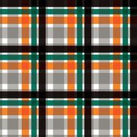 O fundo de design de tecido com padrão tartan é feito com faixas alternadas de fios coloridos pré-tingidos, tecidos como urdidura e trama em ângulos retos entre si. vetor