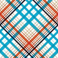 padrão xadrez têxtil sem costura os blocos de cor resultantes se repetem vertical e horizontalmente em um padrão distinto de quadrados e linhas conhecido como sett. tartan é freqüentemente chamado de xadrez vetor
