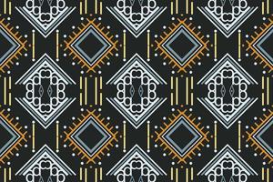 ikat padrão sem costura ikat listra batik padrão têxtil sem costura design de vetor digital para impressão saree kurti borneo tecido borda escova símbolos amostras roupas de festa