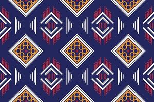 étnico asteca ikat padrão sem costura têxtil ikat chevron padrão sem costura design de vetor digital para impressão saree kurti borneo tecido aztec pincel símbolos amostras elegantes