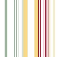 O tecido sem costura com padrão de listras balanceadas imprime um padrão de listras composto por listras verticais brilhantes e multicoloridas que podem variar em espessura. vetor