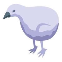 vetor isométrico do ícone do garoto abutre. animal pássaro