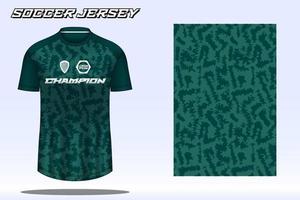 maquete de design de camiseta esportiva de camisa de futebol para clube de futebol 06 vetor