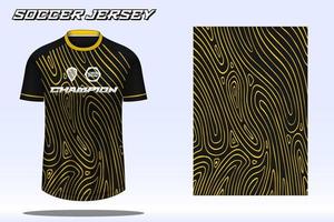 maquete de design de camiseta esportiva de camisa de futebol para clube de futebol 21 vetor