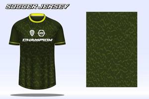 maquete de design de camiseta esportiva de camisa de futebol para clube de futebol 08 vetor