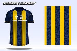 maquete de design de camiseta esportiva de camisa de futebol para clube de futebol 16 vetor
