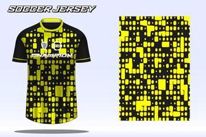 maquete de design de camiseta esportiva de camisa de futebol para clube de futebol 07