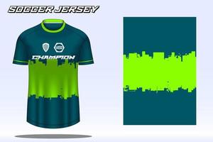 maquete de design de camiseta esportiva de camisa de futebol para clube de futebol 29 vetor
